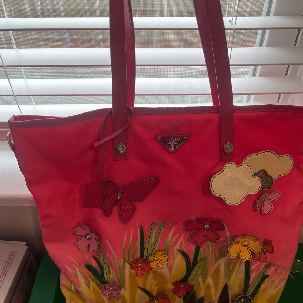 Prada Limited Edition Garden City Tote Bag